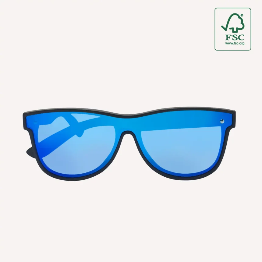 Lentes de Sol de Bambu para Hombre Eco_Azul_2