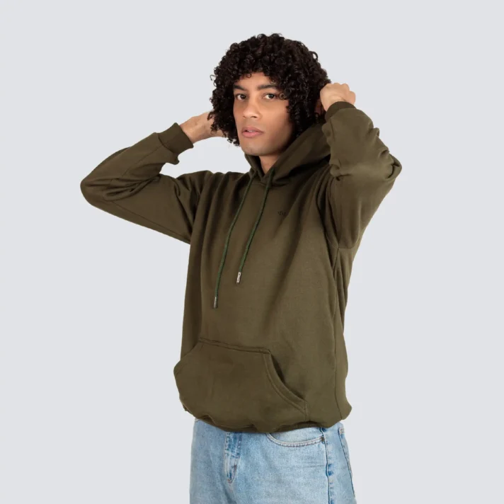 Polera de Algodón para Hombre Bvsic 2_Verde Militar_1